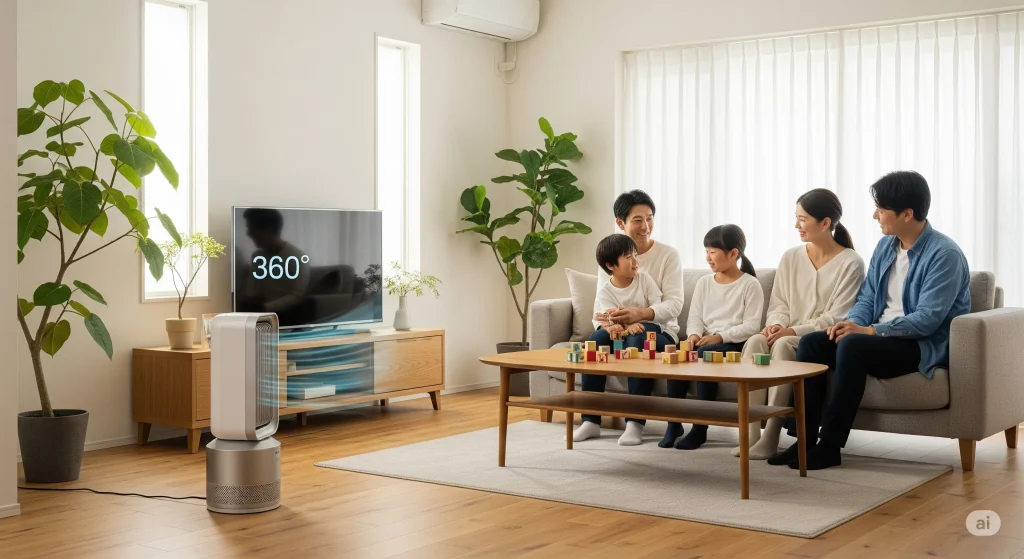 サーキュレーターの360度モデル|デメリットを解消する製品選び