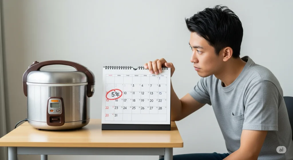 炊飯器の内釜は何年くらいで寿命?