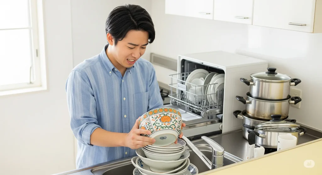 食洗機を買ったけど一人暮らしには必要ない?後悔した点