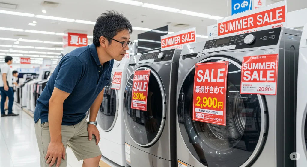 洗濯乾燥機は「8月〜9月」が狙い目!天気を気にしない毎日をお得に手に入れる方法