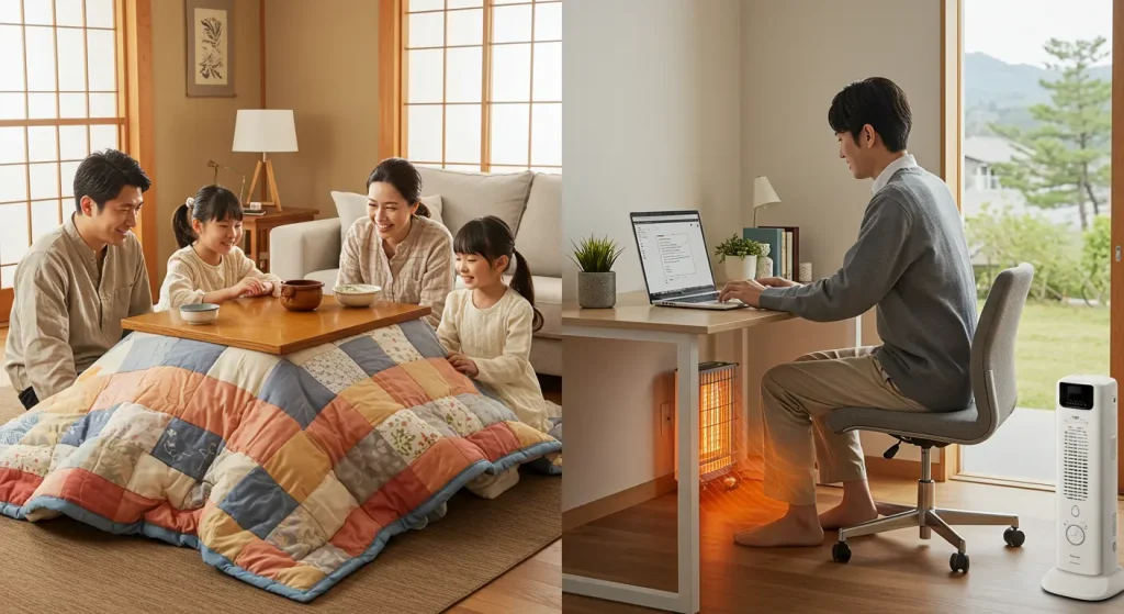 普通のテーブルをこたつに変える完全ガイド|後付けヒーター5選