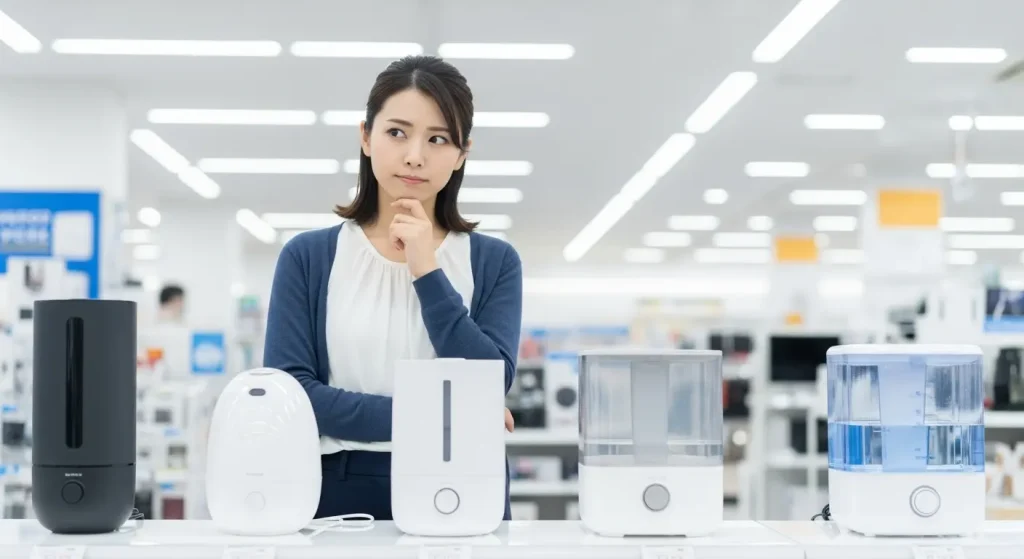 加湿器はどのタイプがいい?スチーム・超音波・気化式・ハイブリッドを徹底比較!