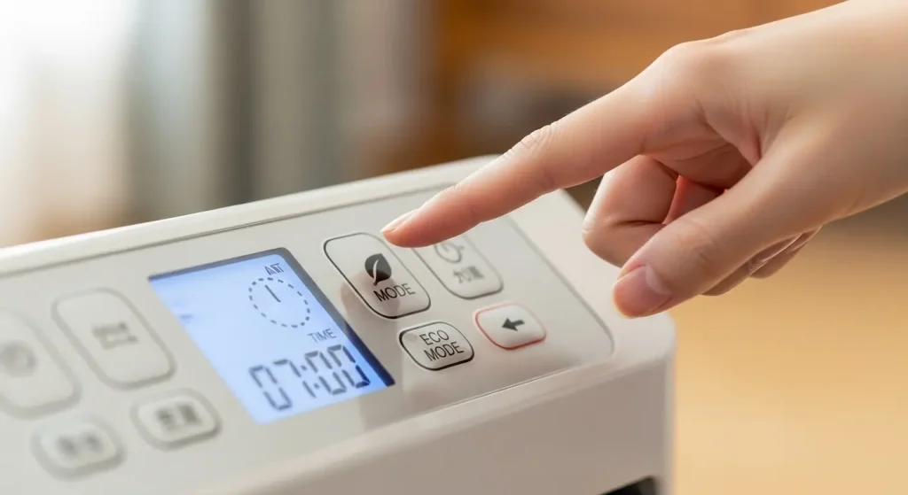 省エネ機能で電気代を抑える