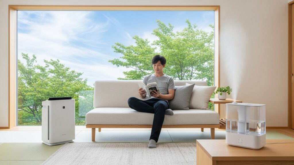 花粉対策は加湿器と空気清浄機どっち?加湿器と空気清浄機どっちかではなく相互補完性が鍵