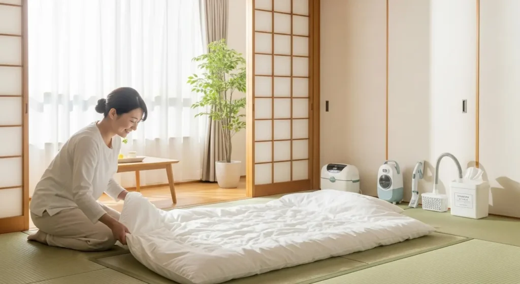 布団についた花粉をいつまでも残さない！完璧な対策 鉄壁の守り！これらを組み合わせる最強手順