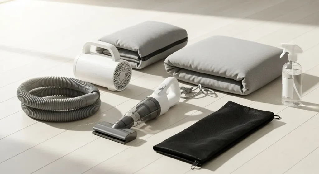 布団についた花粉をいつまでも残さない！完璧な対策