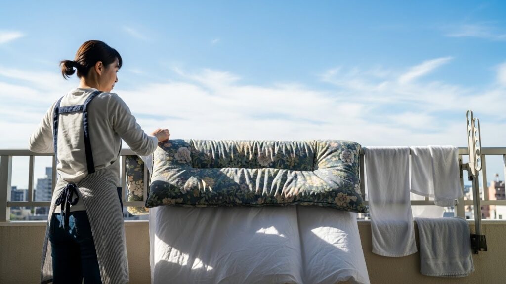 天日干しでは裏側に逃げてしまい完全には駆除できない