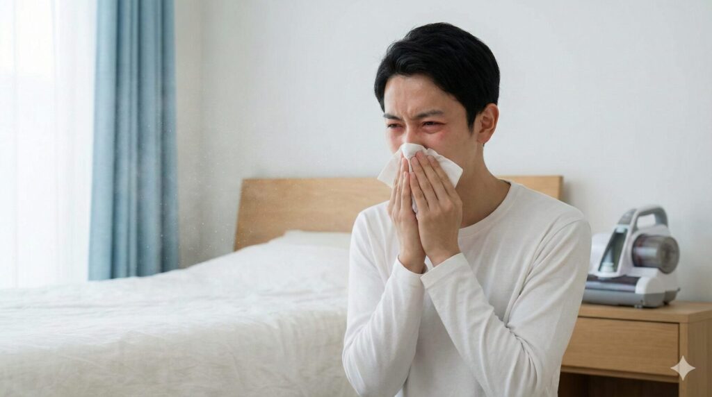 花粉シーズンの布団掃除、正解はこれ!花粉対策に布団用掃除機が必須な理由